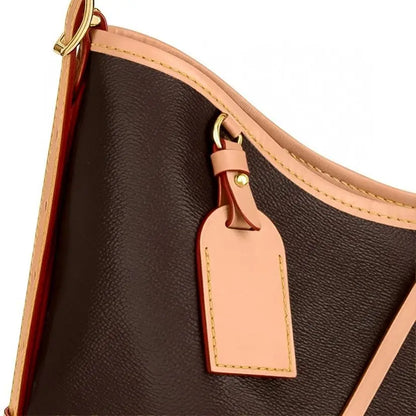Classic PU Leather Satchel, Medium-Large Capacity