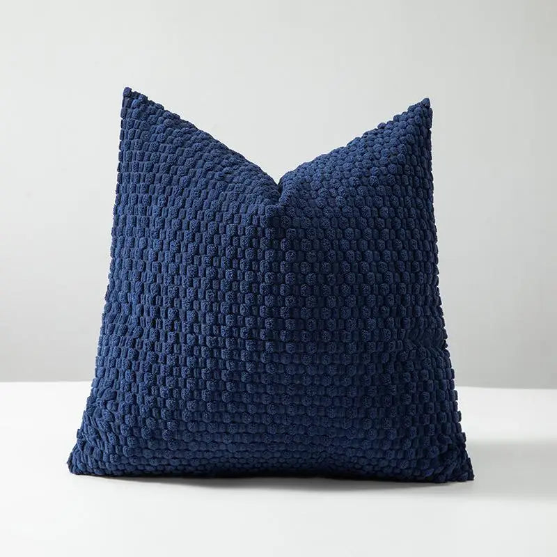 Soft Velvet Double-Sided Cushion Cover, Brown, Durable