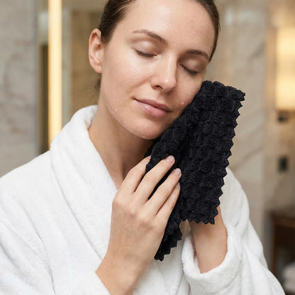 6-Piece Bath Towel Set, 2 Bath Towels + 2 Hand Towels + 2 Square Towels