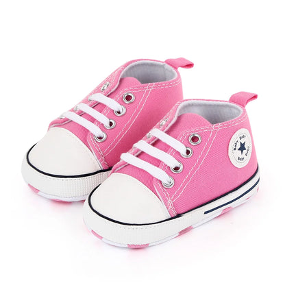 Classic Canvas Sneakers, Soft Sole First Walkers