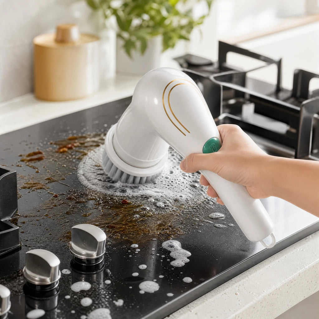Electric Spin Scrubber, 5 Brush Heads