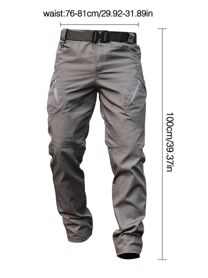 Men's Tactical Pants — Multi-Pocket Scratch-Resistant Breathable Lightweight Outdoor Pants