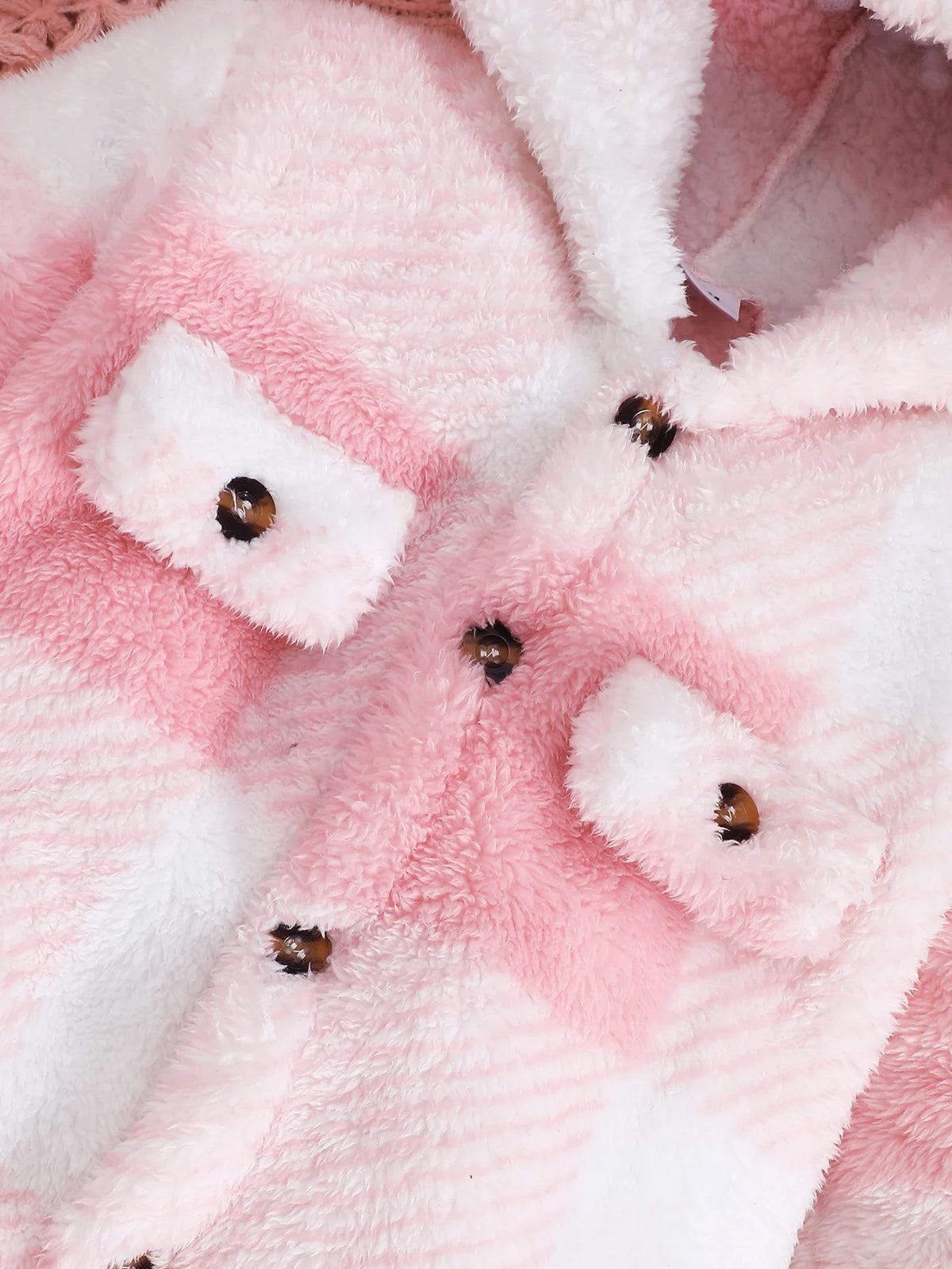 Plaid Hooded Plush Jumpsuit, Winter Warm Romper