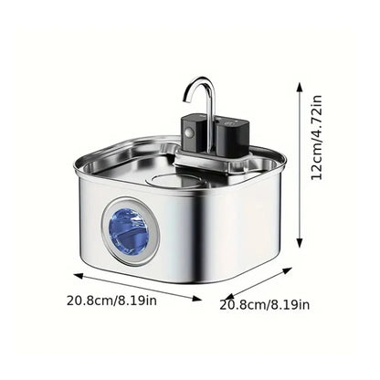 3.2L Automatic Cat Water Fountain, Motion Sensor