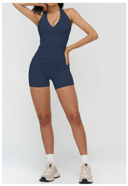 Women’s 2-Piece Yoga Tracksuit — High Waist Leggings & Sports Top
