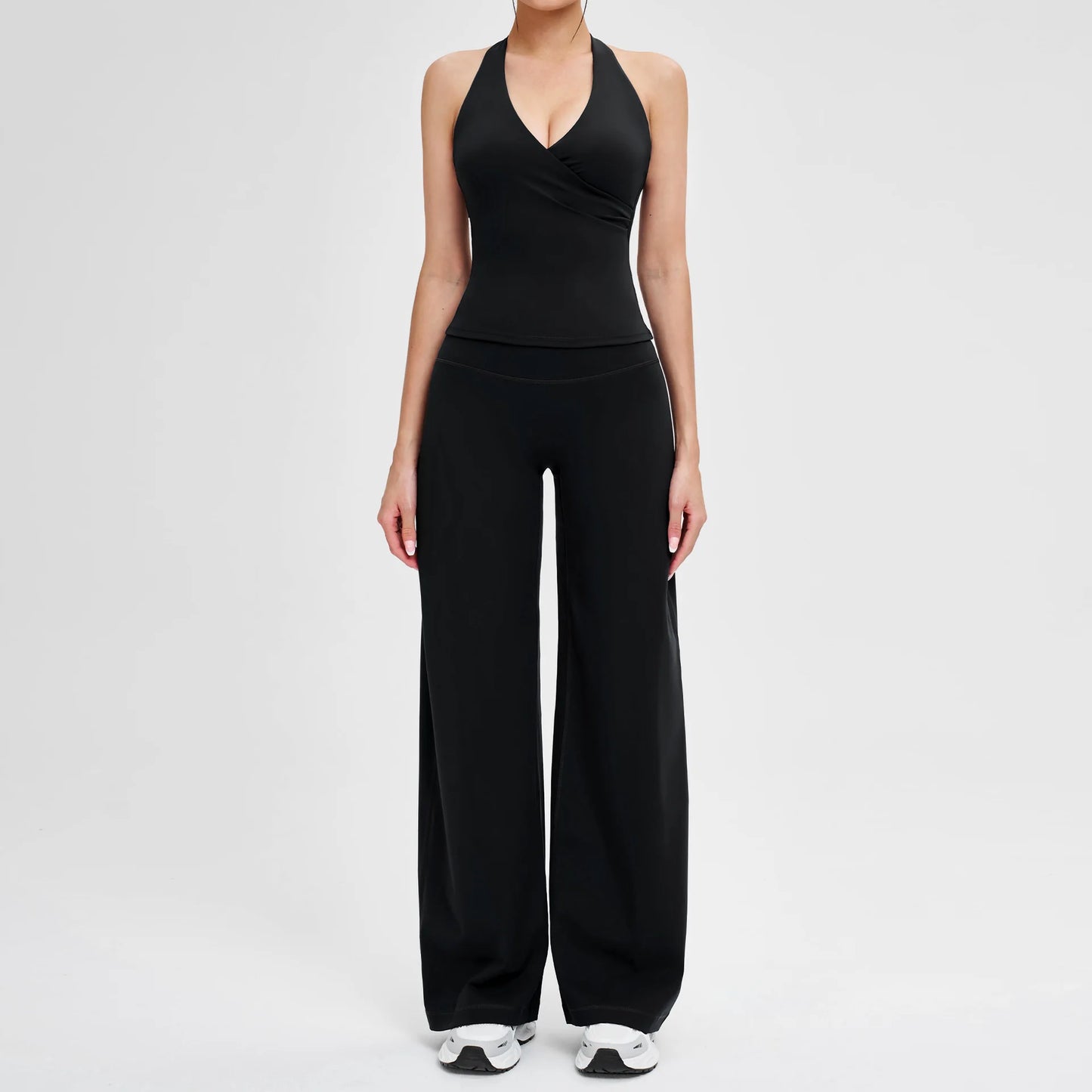 Women’s 2-Piece Yoga Tracksuit — High Waist Leggings & Sports Top