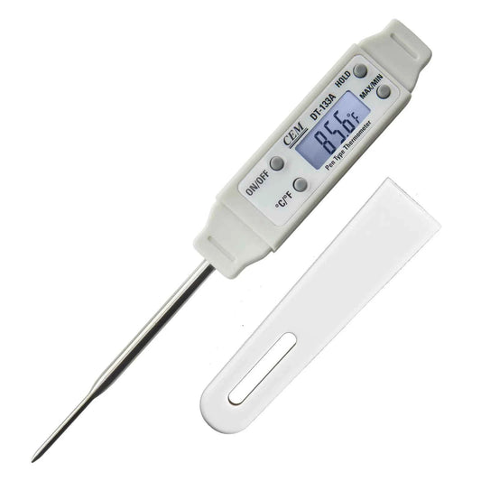 CEM DT-133A Pen Type Thermometer Digital Cooking Pocket Thermometer With Backlight and Magnet for BBQ
