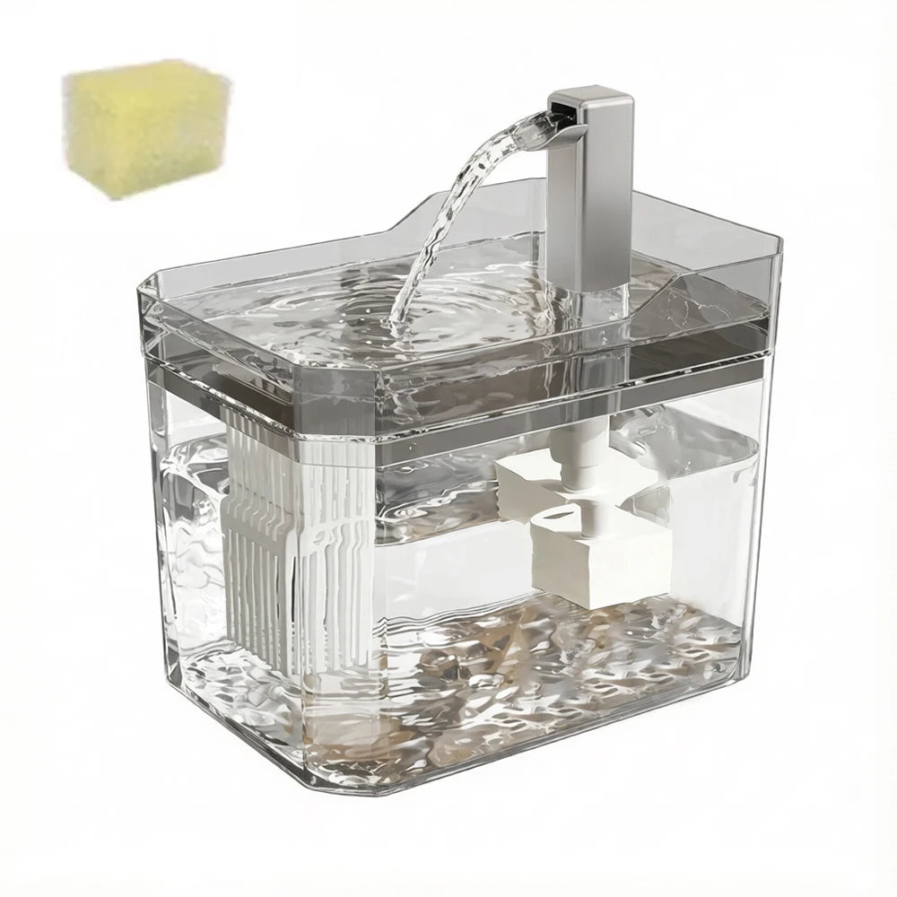 Auto-Filter Recirculating Cat Water Fountain