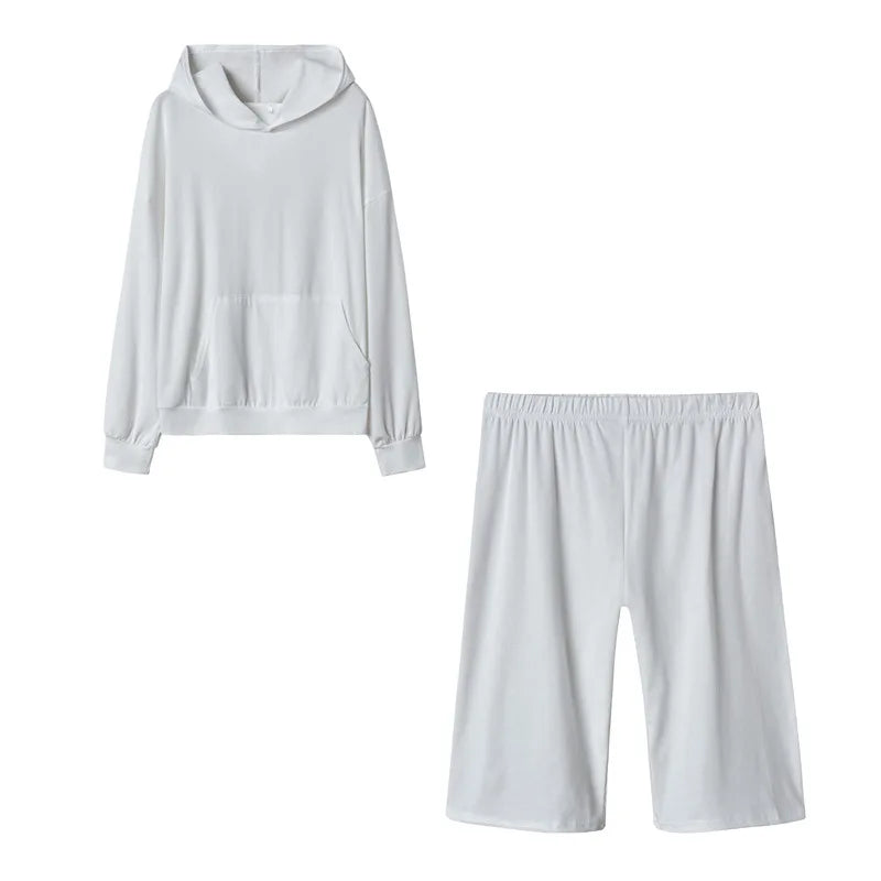 Women's Fleece Oversized Hoodie & Jogger Set — Warm 2-Piece Winter Tracksuit