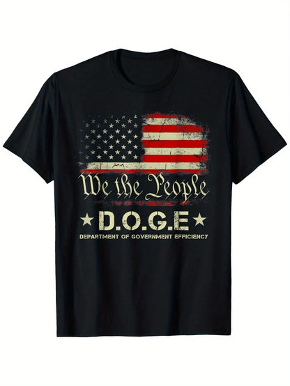 DOGE D.O.G.E T-Shirt — Department of Government Efficiency Graphic Tee for Men