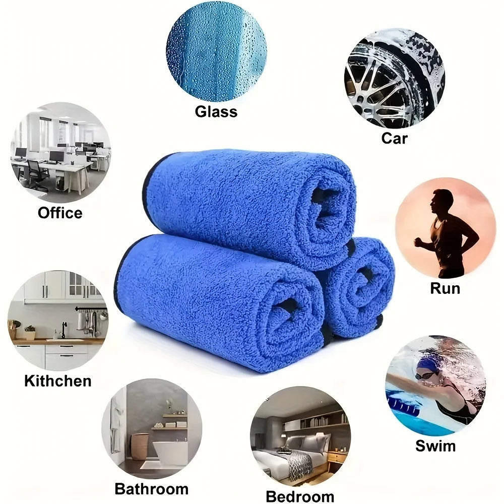 Microfiber Car Cleaning Towels, Gift-Ready Multi-Pack