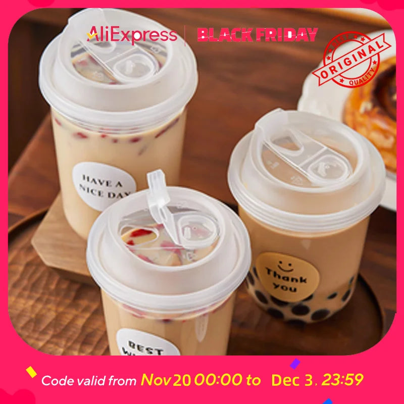 20PCS Eco-Friendly Disposable Paper Cups with Lids | Insulated Sleeve for Coffee Tea Hot Chocolate