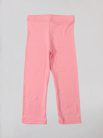 Girl Pants Soft Elastic Kids Leggings Candy Color Girls Skinny Pant Solid Color Trousers for Aged 2-12 Years Children Daily Wear