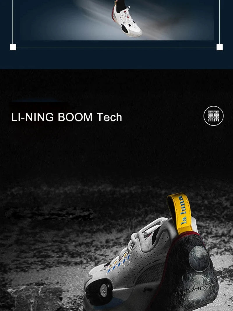 Li-Ning Men's WADE ALL CITY 13 Professional Basketball Shoes BOOM Cushion Stable Support Wearable LiNing Sport Sneakers ABAV001