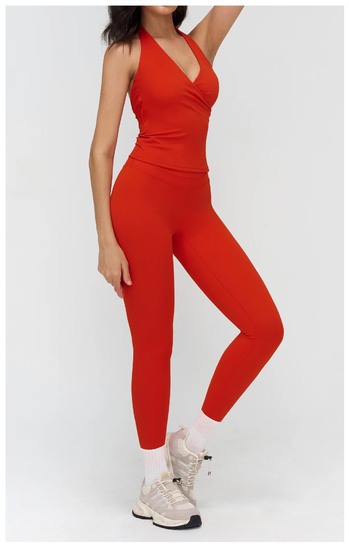 Women’s 2-Piece Yoga Tracksuit — High Waist Leggings & Sports Top