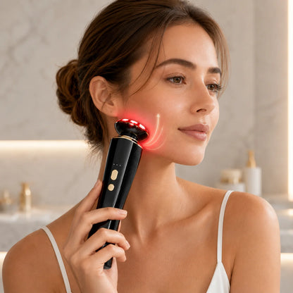 3-in-1 Red Light Facial Massager for Face & Neck