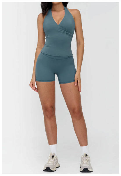 Women’s 2-Piece Yoga Tracksuit — High Waist Leggings & Sports Top
