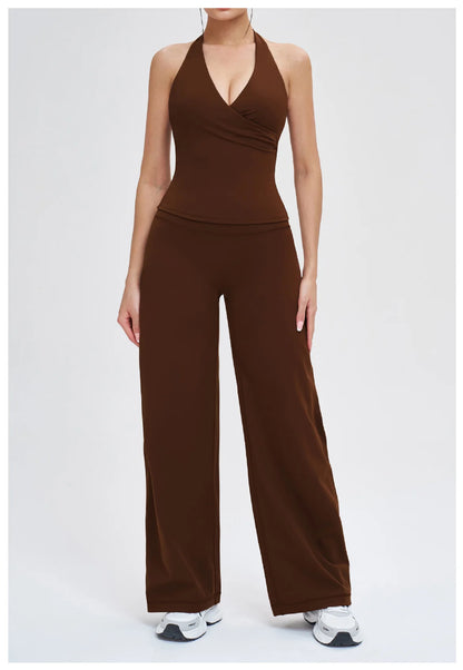 Women’s 2-Piece Yoga Tracksuit — High Waist Leggings & Sports Top