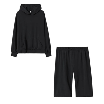 Women's Fleece Oversized Hoodie & Jogger Set — Warm 2-Piece Winter Tracksuit
