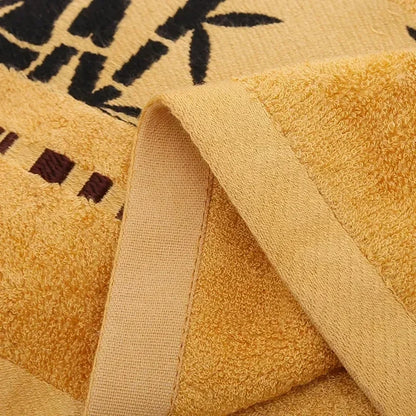 Single Piece Bamboo Fiber Towel, Thickened Quick Dry Absorbent Luxury Soft - Bath Towel