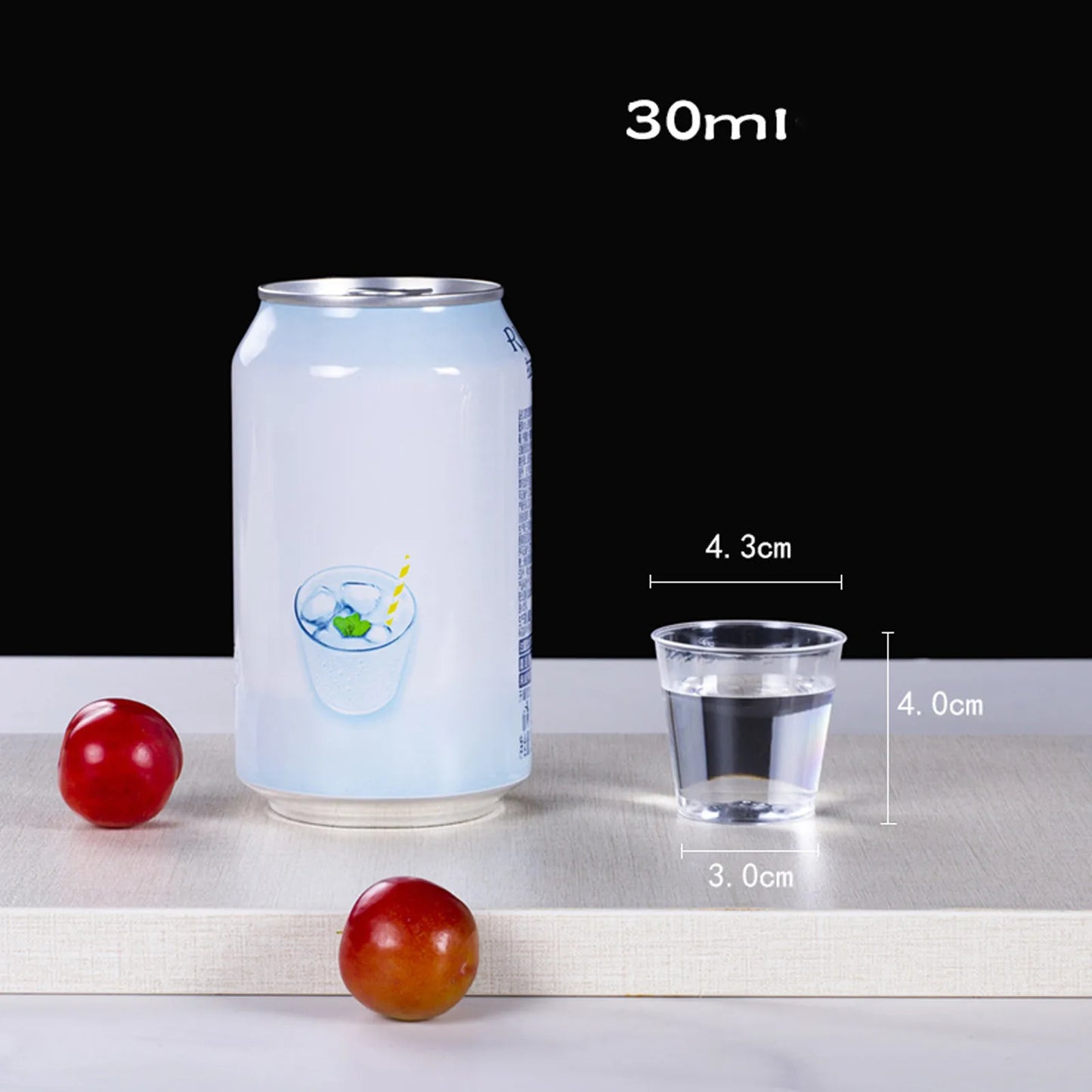 50-300pcs Eco-Friendly Clear Plastic Shot Glasses | Disposable Jelly Cups & Party Tumblers 30ml
