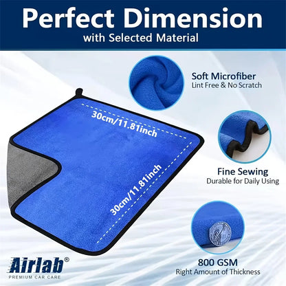 Microfiber Car Cleaning Towels, Gift-Ready Multi-Pack