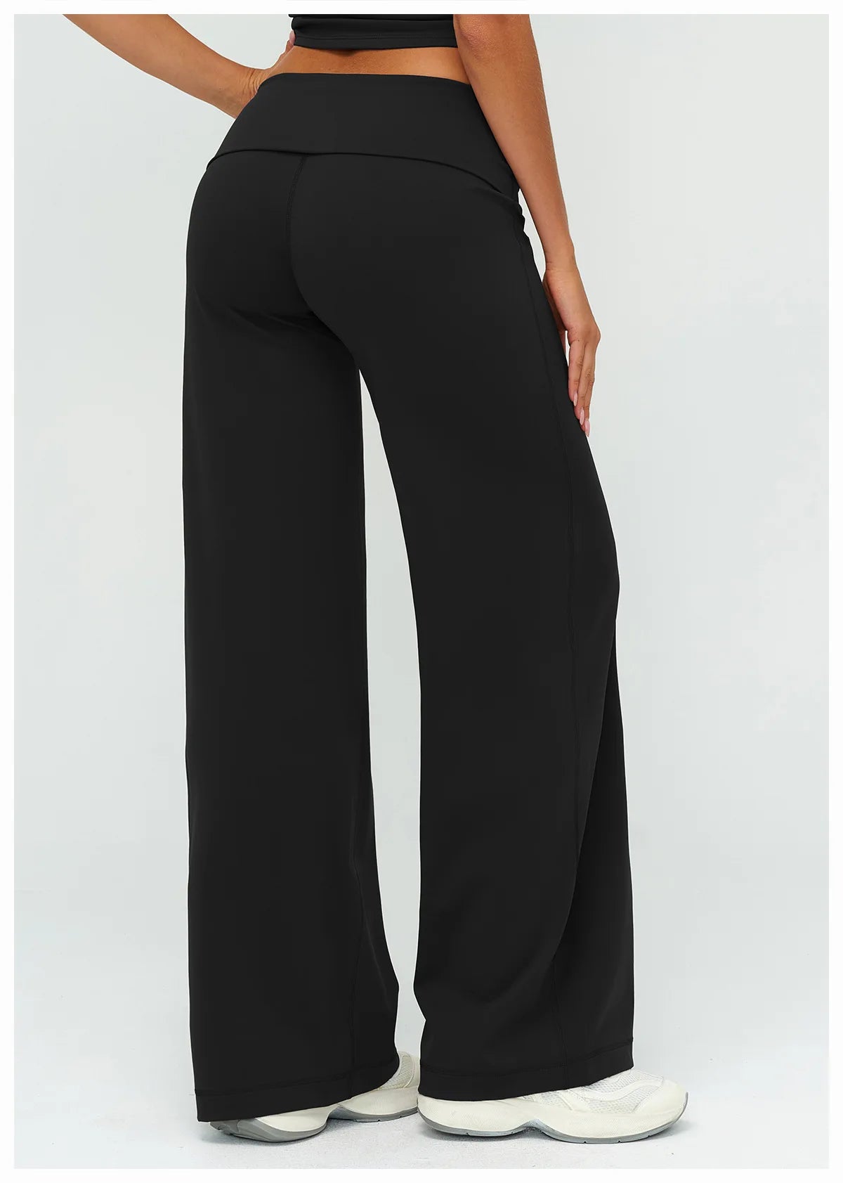 Women’s Loose Wide-Leg Sports Leggings — Slim Fit Running Trousers