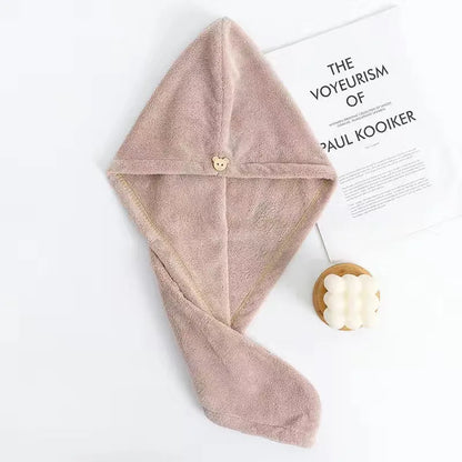 Quick-Dry Hair Towel Turban, Microfiber Wrap