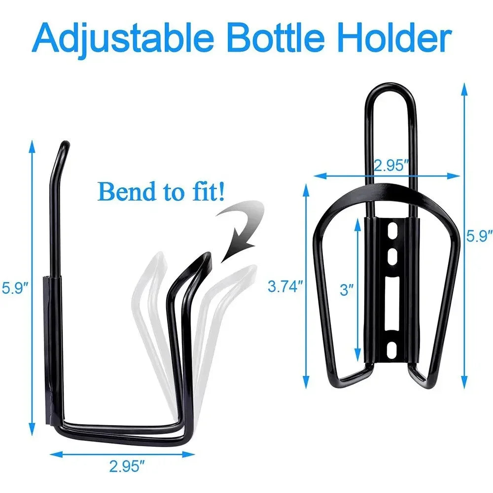 1/2PCS Bike Water Bottle Holder Aluminum Alloy Cage Lightweight Fit for MTB Road Folding Bike