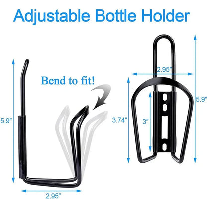 1/2PCS Bike Water Bottle Holder Aluminum Alloy Cage Lightweight Fit for MTB Road Folding Bike