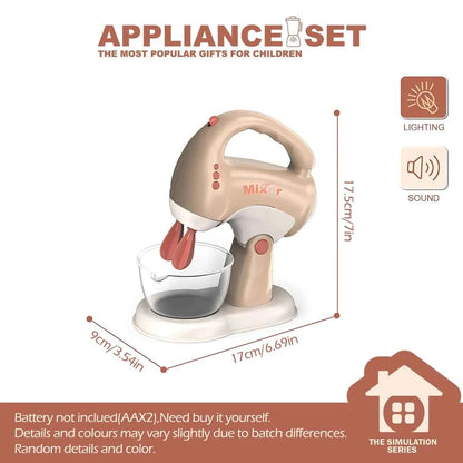 Kids Kitchen Toy Set Mini simulation Household Appliances Toys for children Pretend Play House Interactive Toys for Girls Boys