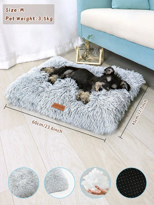 Lit Coussin Lavable pour Cage de Transport – Tapis Antidérapant pour Chiens & Chats, Toutes Tailles