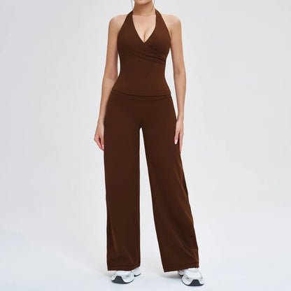 Women’s 2-Piece Yoga Tracksuit — High Waist Leggings & Sports Top