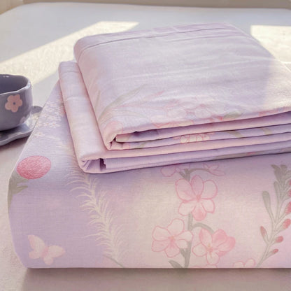 100% Cotton All-Season Flat Sheet, Wrinkle-Resistant