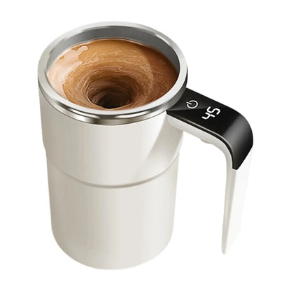 Magnetic Self-Stirring Mug – Portable Mixing Cup for Travel & Car Cup Holders