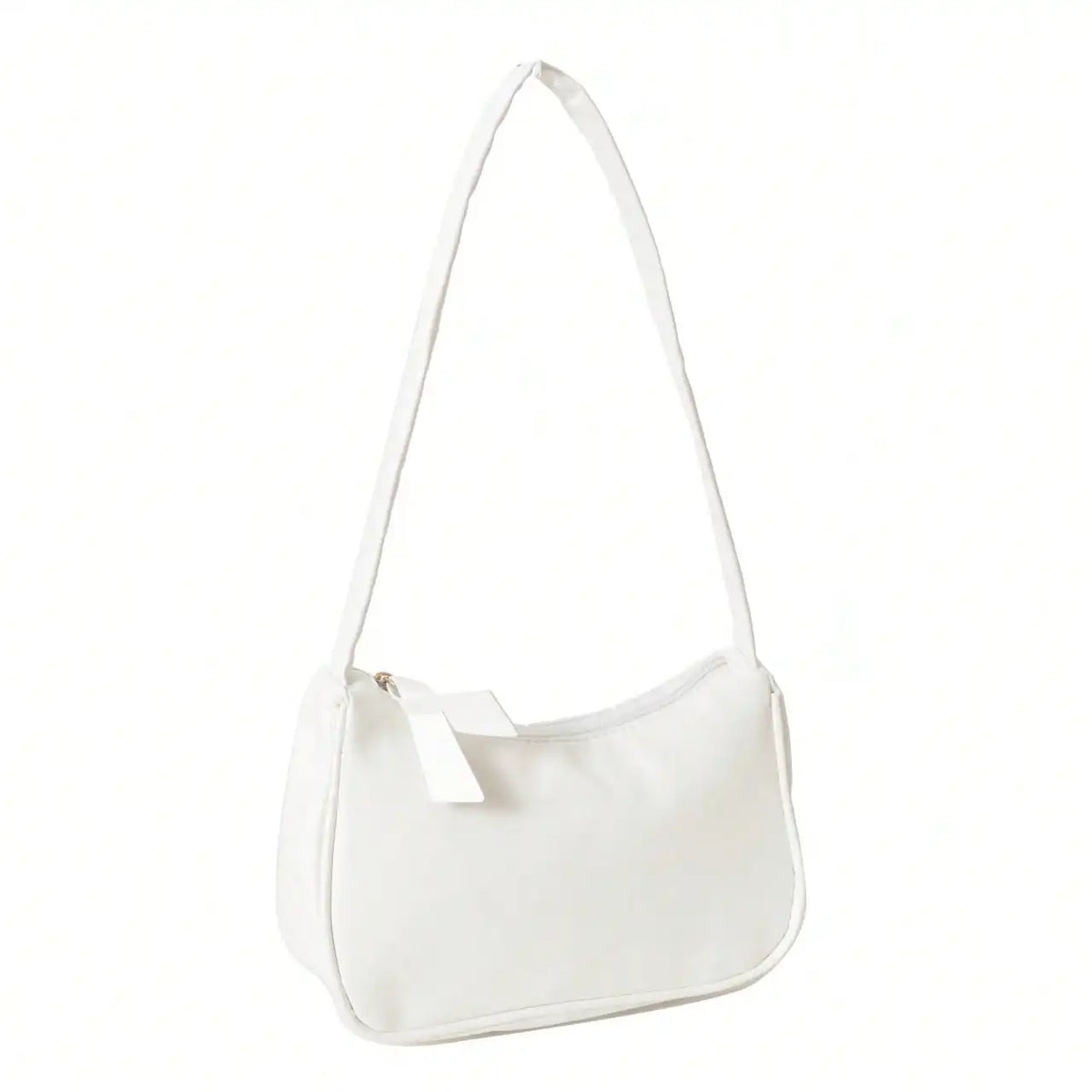 PU Leather Crossbody Purse, Simple Pure Color Design