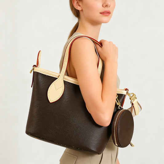 Elegant Genuine Leather Chain Shoulder Bag