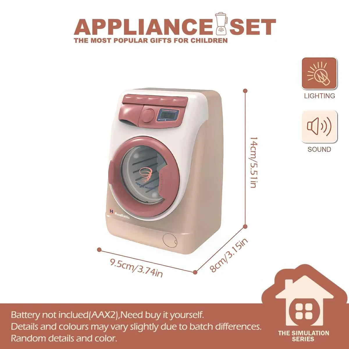 Kids Kitchen Toy Set Mini simulation Household Appliances Toys for children Pretend Play House Interactive Toys for Girls Boys