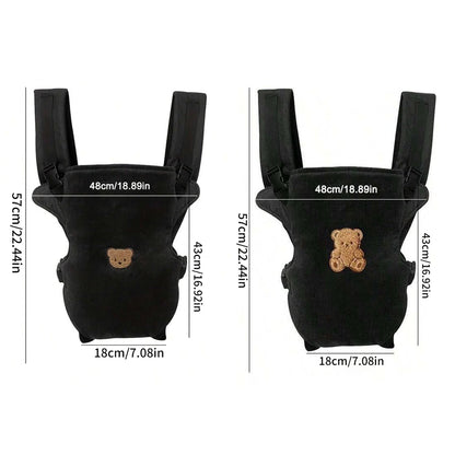 Ergonomic 4-in-1 Baby Carrier, Adjustable Straps