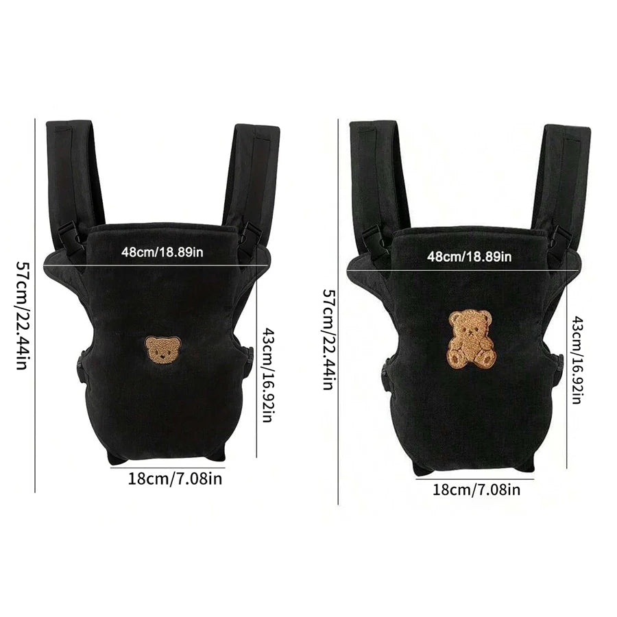 Ergonomic 4-in-1 Baby Carrier, Adjustable Straps