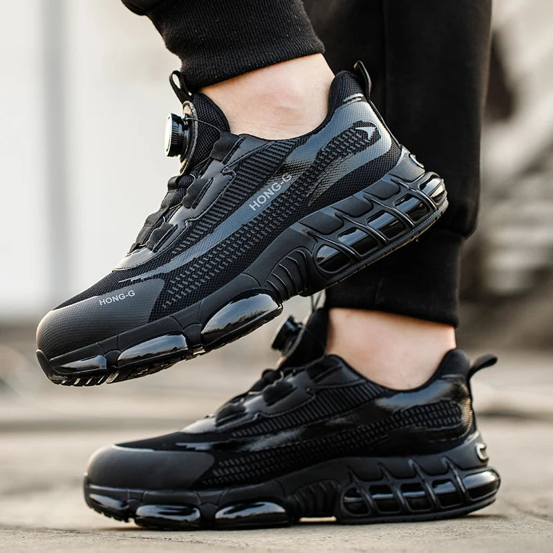 Men’s Safety Work Shoes — Steel Toe, Puncture-Proof & Anti-Smash