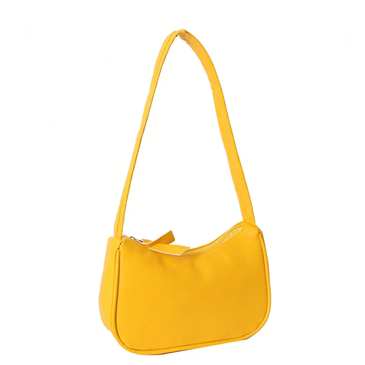 PU Leather Crossbody Purse, Simple Pure Color Design