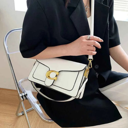 2025 new fashionable caviar small square bag diagonal cross women's bag versatile and simple handbag trend