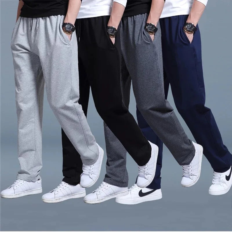 Men's Loose Casual Straight Jogging Sweatpants — Large Size Spring Summer Sport Pants