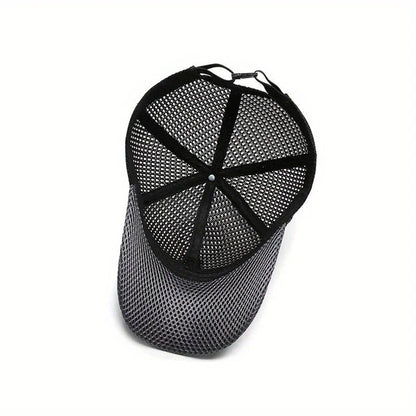 Summer Baseball Cap UV Protection Sun Visors Hat Breathable Mesh Outdoor Hiking Fishing Cap Adjustable Snapback Sun Cap Hat