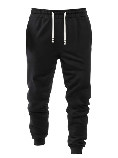 Men's 4-Piece Cuffed Sports Casual Pants — Comfortable Outdoor Jogger Set