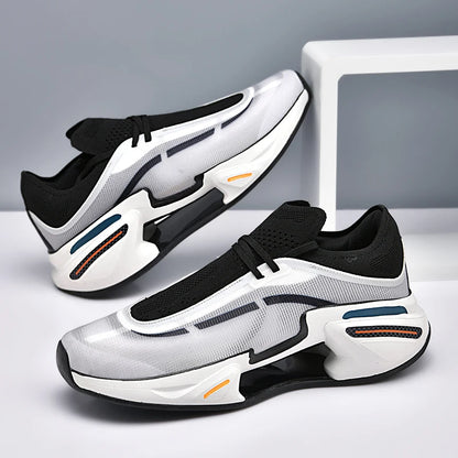 Men Basketball Shoes Breathable Outdoor Mesh Sports Shoes 2025 New Anti Slip Rebound Flat Basketball Boots for Men