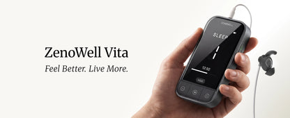 ZenoWell Vita Ear-Worn Vagus Nerve Stimulator – Portable Stress Relief & Wellness Device