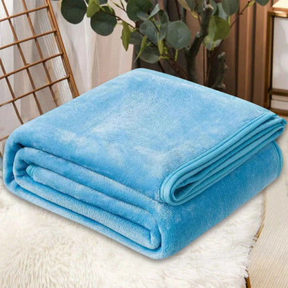 70×100cm Coral Fleece Blankets Comfy Lightweight Single Twin Blanket Multi-Purpose Daily Home Outdoor Travel Portable Blanket