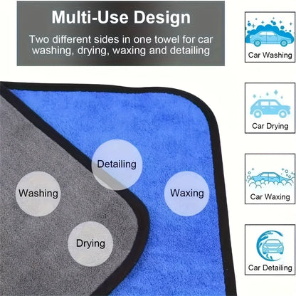 Microfiber Car Cleaning Towels, Gift-Ready Multi-Pack